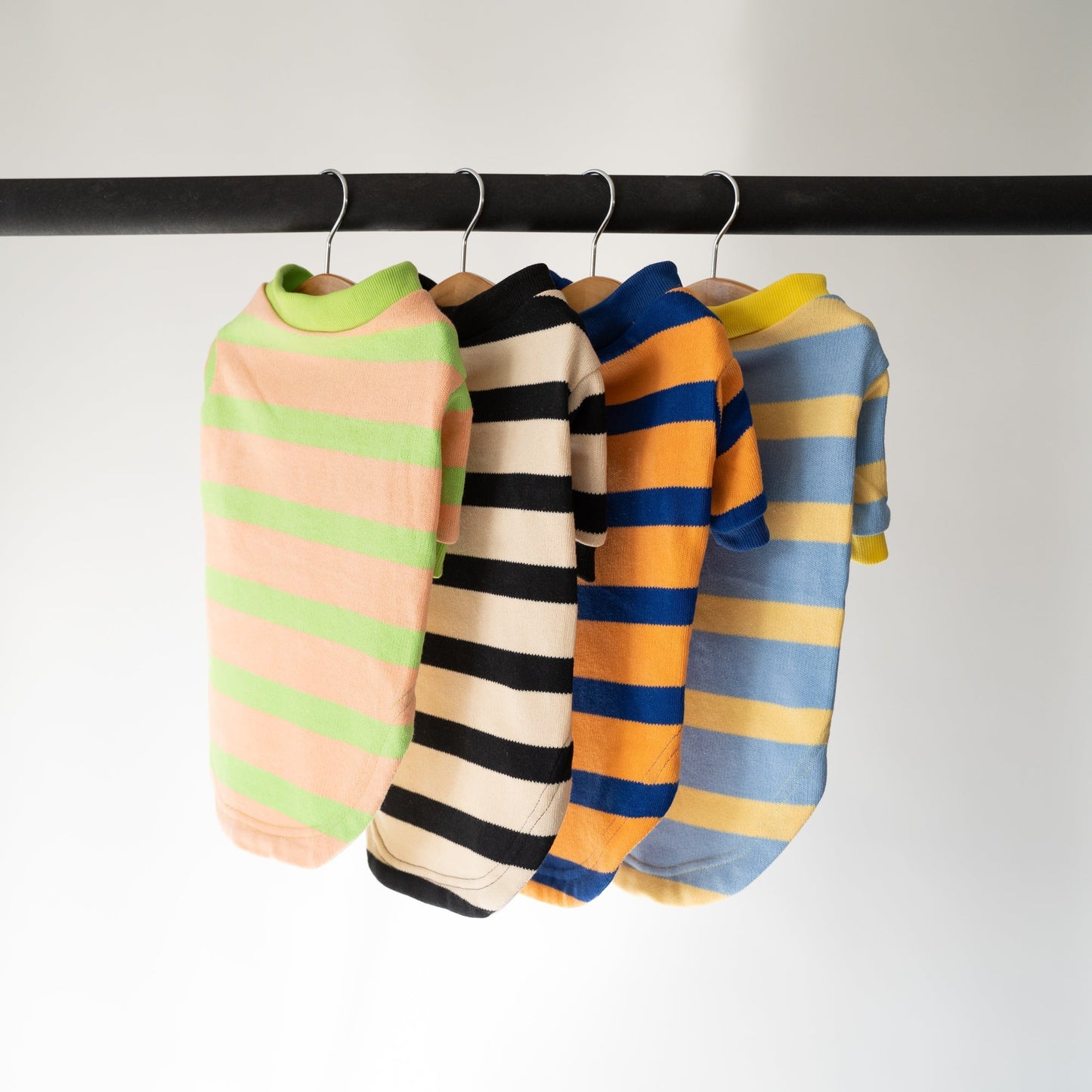 Striped Cotton Knit Dog Shirt