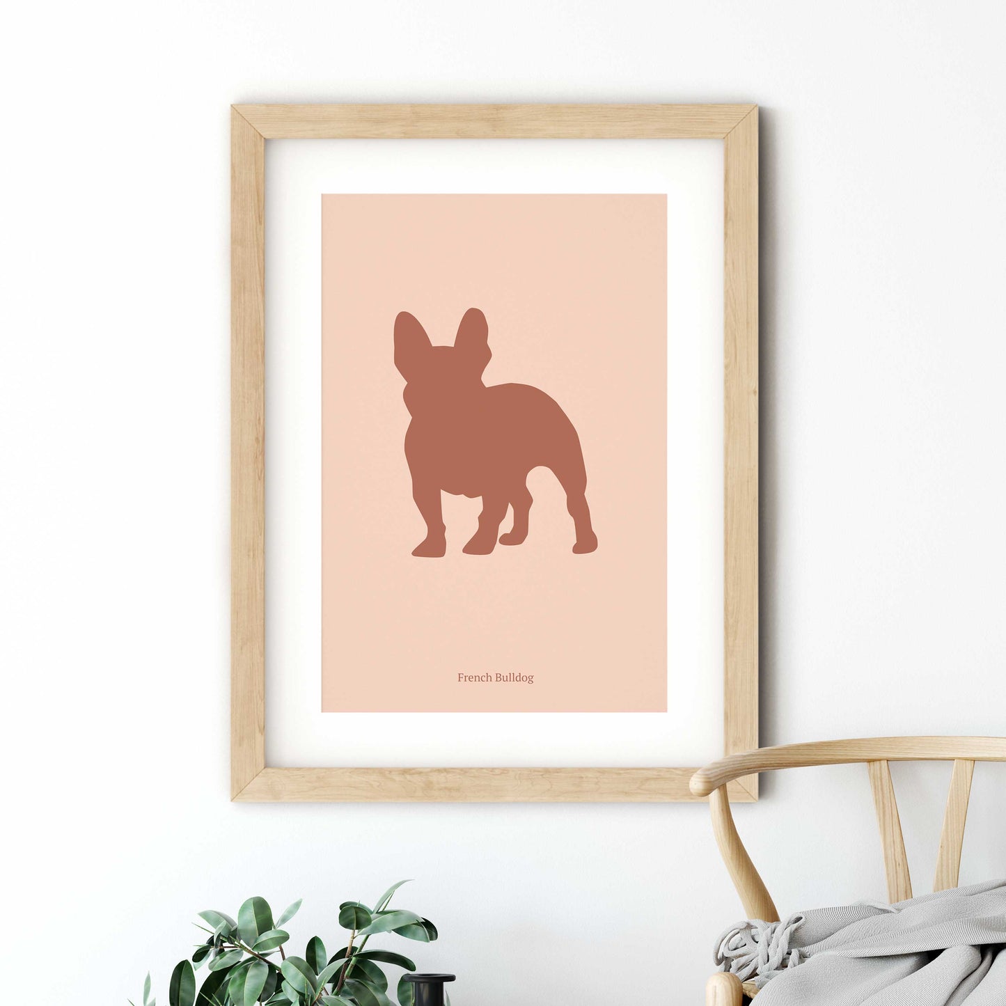 French Bulldog Drawing Poster