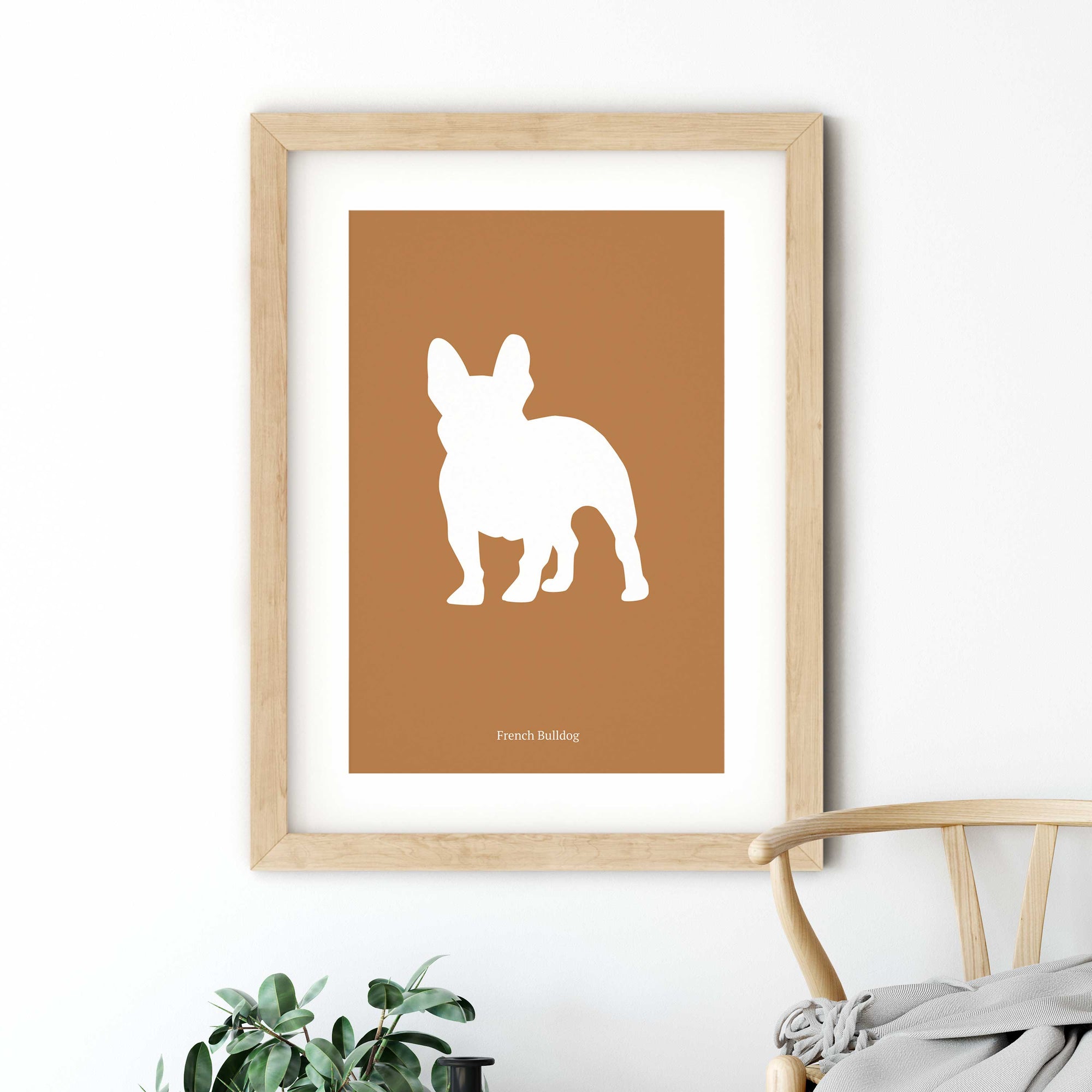 French Bulldog Drawing Poster