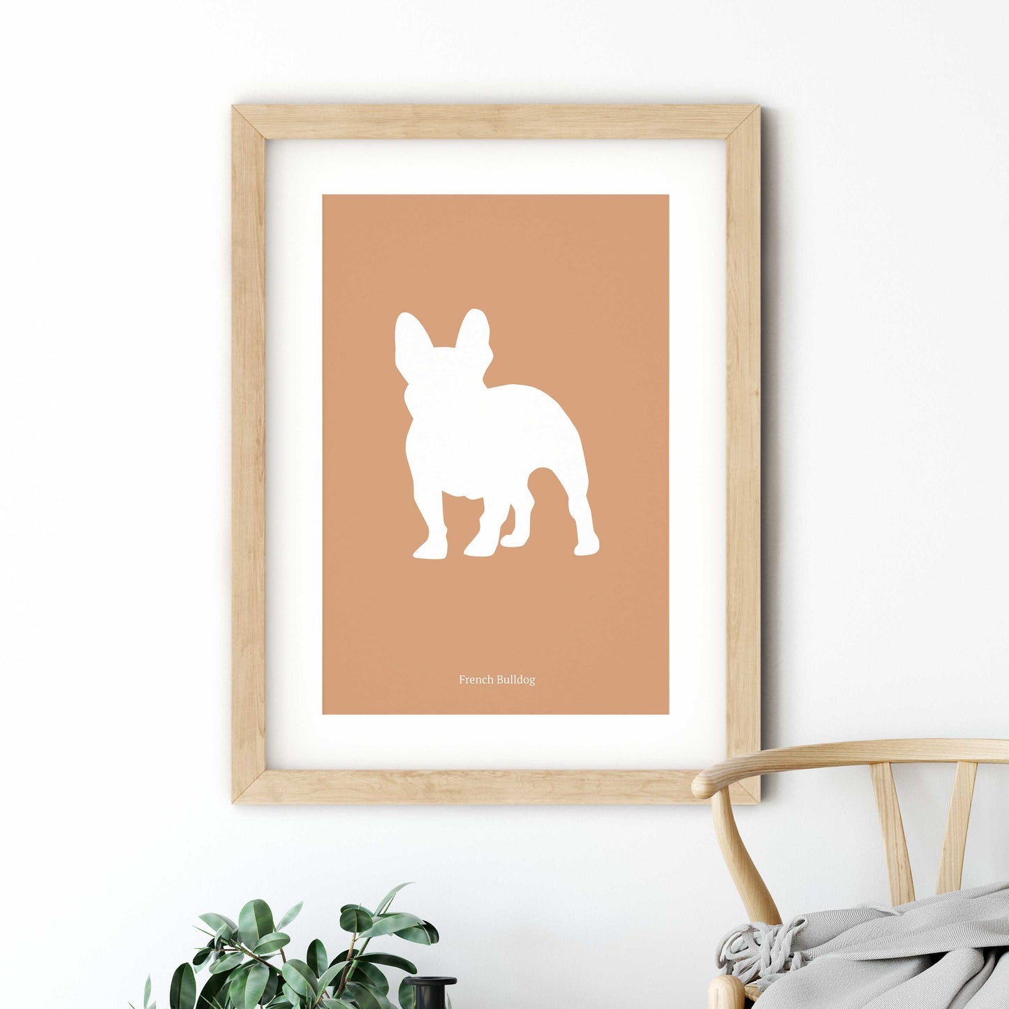 French Bulldog Drawing Poster